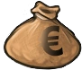 Money bag sprite used in some European versions of PvZ