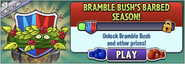 Bramble Bush in an advertisement for Bramble Bush's Barbed Season in Arena