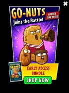 Go-Nuts on the advertisement for the Early Access Bundle