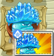 Ice-shroom with his boost packet in the Zen Garden