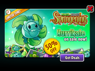 Hurrikale in an advertisement for Springening