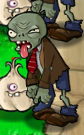 A disgusted Zombie