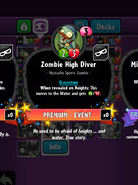 Zombie High Diver's statistics