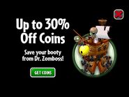 Sale advertisement with Zombot Plank Walker