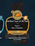 2nd-Best Taco of All Time's statistics