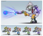 Concept art for the Scientist and Marine Biologist found on EA's site (Plants vs. Zombies: Garden Warfare)