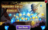 Explorer Zombie in an advertisement for the Treasure Chest Bundle