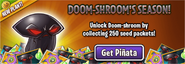 Doom-shroom in an advertisement (Main Menu)