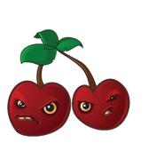 Cherry Bomb from the Online Almanac (Note the larger pupils)