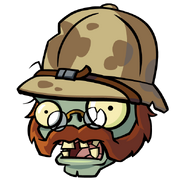 Explorer Zombie's head