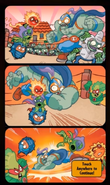 The third and final comic strip in the plant mission "Battle of the Belt"