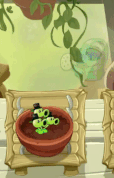 Threepeater (Top Hats) being watered (animated, 10.5.2)