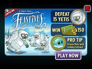 Yeti Imp in an advertisement of A Very Yeti Feastivus Week 2