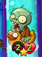 Ducky Tube Zombie with the Deadly trait