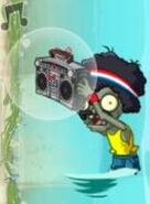 Boombox Zombie in Big Wave Beach