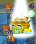 Disco Jetpack Zombie being summoned