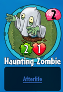 The player receiving Haunting Zombie from a Premium Pack