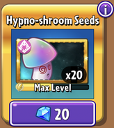 Hypno-shroom's seeds in the store (9.7.1, Gold)