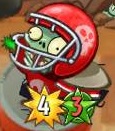 All-Star Zombie with the star icon on his health