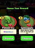 Choice between Poison Ivy and Spineapple