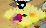 The explosion made by Gas Can Zombie