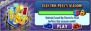 Electric Peel in another advertisement for Electric Peel's Season in Arena