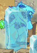 Ice Blocked Treasure Yeti