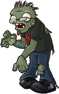 Pogo Zombie's original concept art (The head is reused in mobile pogo party icons)