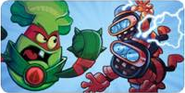 Grass Knuckles and Impfinity in an advertisement in the App Store