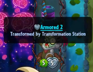 Knight of the Living Dead transformed due to Transformation Station's ability