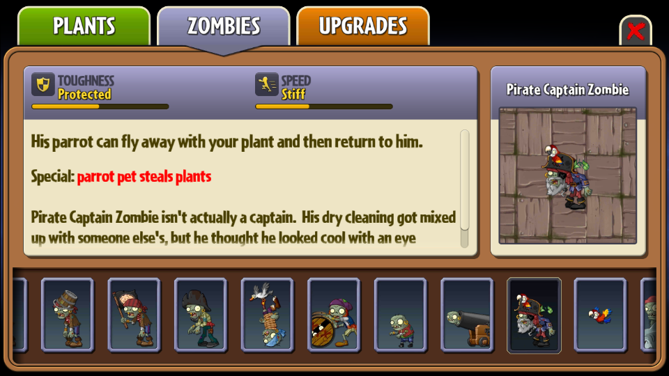plants vs zombies names