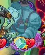 Frozen Gargantuar Mime Fused with Disco Dance Floor