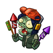 HD Fireworks Zombie