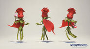 Concept model renders of Rose (Plants vs. Zombies: Battle for Neighborville)