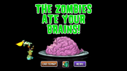 A Pelican Zombie with Plant Food eating the player's brains