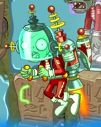 A glowing Blastronaut Zombie