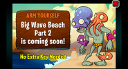 Another advertisement for Big Wave Beach Part 2, featuring Octo Zombie