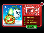 Jack O' Lantern along with Ghost Pepper in an advertisement for the 6th day of Feastivus 2018