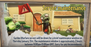 Bonk Choy on a loading screen for a server maintenance