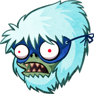 Brain Freeze's head as a sticker in Plants vs. Zombies Stickers