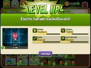 Electric Currant being upgraded to Level 4