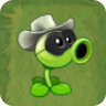 Peashooter (Lawn of Doom; The Lone Ranger's hat and mask) ^