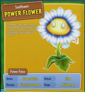 Power Flower's stickerbook page