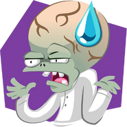 Official sticker from emojiTap & Plants vs. Zombies Stickers