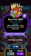 Disco-Tron 3000's statistics (Note the Legendary shine)