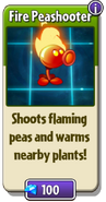 Transparent Fire Peashooter in the store