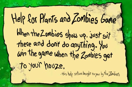 Plants vs. Zombies 2 Bingo Card