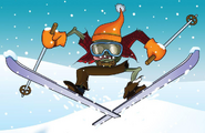 Skiing Zombie