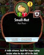 Small-Nut's statistics
