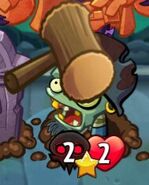 Whack-a-Zombie being used on Swashbuckler Zombie